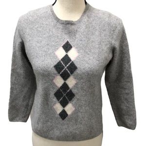 Charter Club gray cashmere sweater Size L